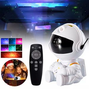 Garden Decorations Astronaut Galaxy-Projector Led Night Lamp Light Space Aurora Starry Sky Star Galaxy Projector For Bedroom Ceiling 230617