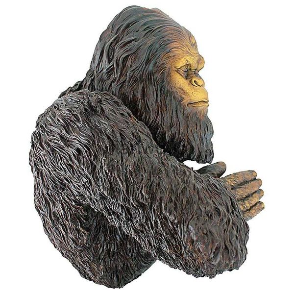 Décorations de jardin Bigfoot The Bashful Tree Statue 3D Résine Ornement d'arbre Tree Hugger Sasquatch Garden Yard Art Tree Décoration