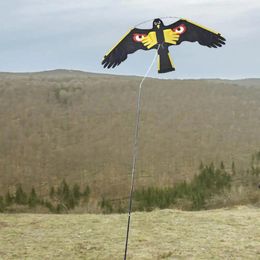 Decoraciones de jardín Bird Scare Kite Reflectante Flying Hawks Scarer para Yard Farm