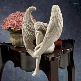 Tuindecoratie Creatieve hars verlossing engel standbeeld tafelblad ornament handgesneden sculptuur gebruikt voor huisdecoratie