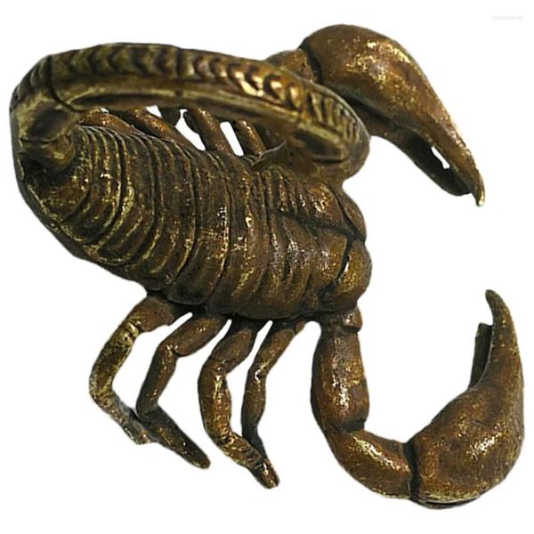 Décorations de jardin, ornement de bureau, modélisation de Scorpion, décoration de fête délicate en métal, petites statues de pelouse artisanales