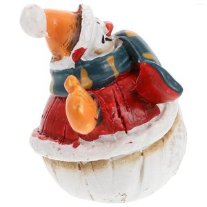 Tuindecoratie Eettafel Hars Sneeuwpop Ornament Ouderling Kerst Middelpunt Bord Thuis