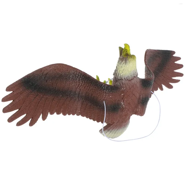Décorations de jardin Pendentif d'aigle Leurres pour effrayer les oiseaux Modèles Accessoires Jardin Suspendu Statue de dissuasion PVC Arbre en plastique Décor