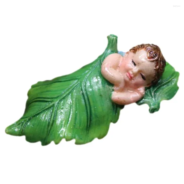 Décorations de jardin statue de fée ornement cadeau d'anniversaire figurines de modèle de bébé modèle de fleur d'aménagement paysager décor