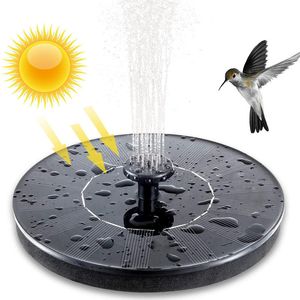 Décorations de jardin flottant fontaine solaire cascade piscine étang oiseau bain panneau pompe à eau décoration alimenté 230721