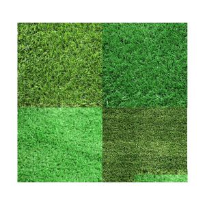 Tuindecoraties vloer bruiloftdecoratie 100 cmx100cm groen mat gras kunstmatige gazons kleine turf tapijten nep sod home moss dh044 dhzdw