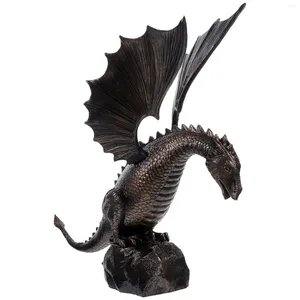 Tuindecoraties Fountain Dragon Standbeeld Pond Nozzle Modellering Spuit Sculpture Resin Water