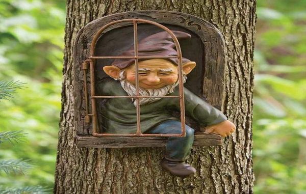 Décorations de jardin Gnome Nwarf Resin Bijoux Carton animé artisanat Handicraft Blanc Beard Old Man5031034