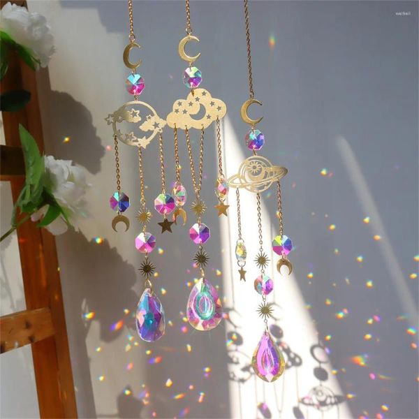 Decoraciones de jardín Buen brillo Cristal hermoso y de moda Durable Elegante Personalidad Colgante Decoración de fiesta en el hogar Iluminación