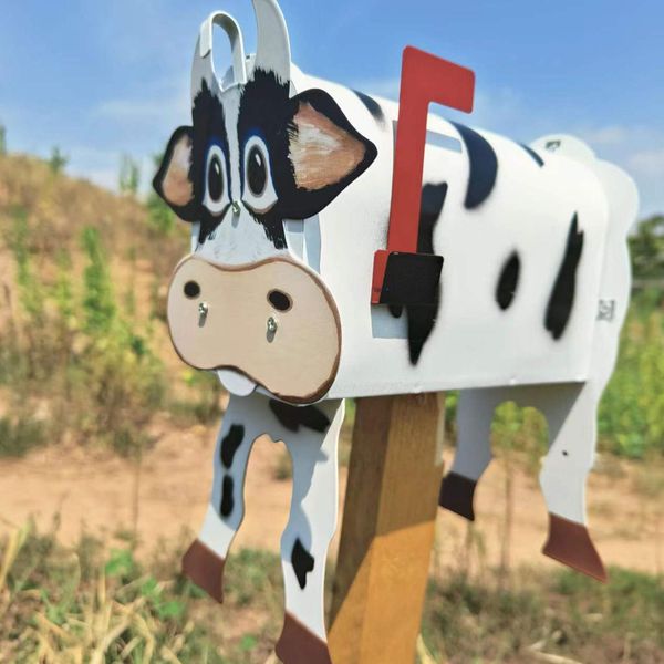 Décorations De Jardin À La Main Personnalisé En Métal Vache Boîte Aux Lettres Cheval Drôle Ferme Animal Amoureux Boîtes Aux Lettres Pour Et À L'extérieur 230603