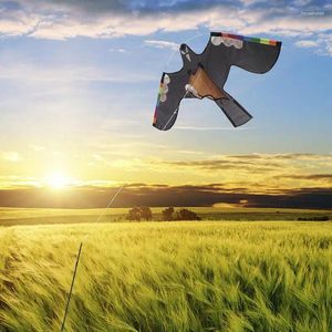 Tuindecoraties Hawk Kite Met 2m String Emulatie Vliegende Vogel Scarer Rijden Repellent Voor Vogelverschrikker Yard Repeller