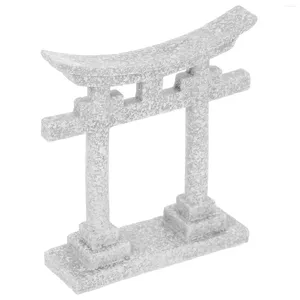 Tuindecoraties huis huis Japans torii model decor miniaturen poorten huishouden kleine beeldjes rekwisieten rekwisieten