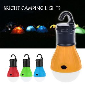 Décorations de jardin Lampe Tente Extérieure Étanche Sphérique Camping Lumière 3 LED Portable Crochet Lumière Mini Camping Signal Lumière Q206