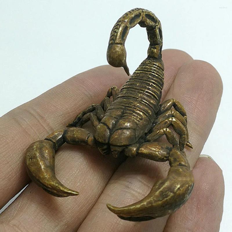 Dekoracje ogrodowe metalowy skorpion figurka dekoracje rzeźby ornament do biura domowego