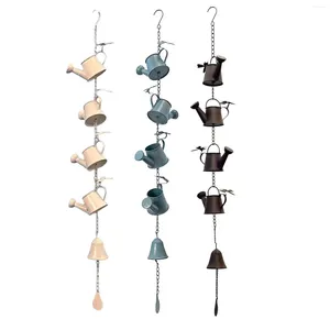 Tuindecoratie Metalen gieter Klokkenspel Regenketting 42 inch Decoratief hangend display voor dakrand