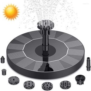 Garden Decorations Mini Solar Water Fountain Pool Pond Waterval Levering Decoratie Outdoor aangedreven vogelbaden