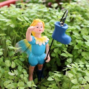 Tuindecoratie Miniatuur Fee Beeldje Accessoire Ornament Mini Decoratie Sculptuur Voor Tuin Potplanten Gazon Buiten