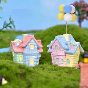 Décorations de jardin Figurine miniature en résine, décoration intérieure de maison, ballon volant, accessoires de balcon, cadeau d'anniversaire, artisanat d'ornement