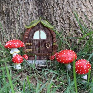 Décorations de jardin Miniatures Figurines légères fantastiques Ornement de plante en pot pour pelouse