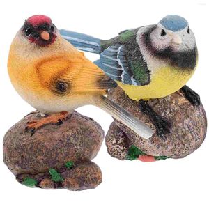 Tuindecoratie Moss Micro Landschap Vogel Figuur Beeldje Realistisch Standbeeld Landschapsarchitectuur Figuren Miniatuur