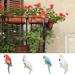 Décorations De Jardin En Plein Air Perroquet Décor Résine Perroquet Sculpture Réaliste Oiseaux Tropicaux Décor Pour Patio Balcon Jardin Cour Parc En Plein Air Oiseau L230715