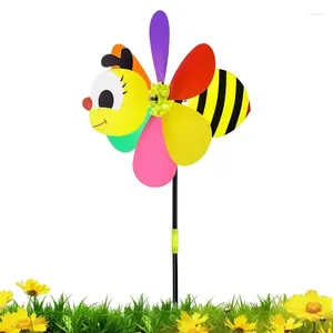 Tuindecoratie Buiten Pinwheel Yard Decor Kleurrijke windmolen Stakes Decoratie Kinderspeelgoed Cartoon Animal Home