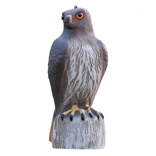 Décorations de jardin hiboux pour effrayer les oiseaux hibou à cornes oiseau épouvantail leurre Nature ennemi effrayant Statue pour l'extérieur 230518