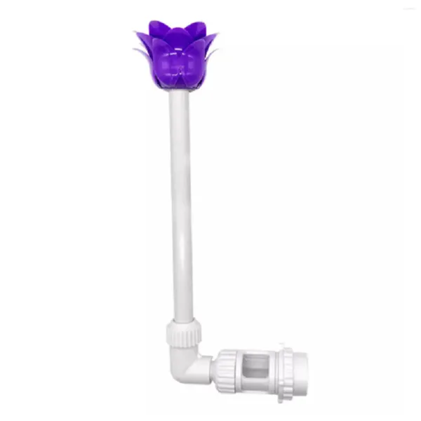 Décorations de jardin Fountain de pulvérisation de piscine violette Créez une atmosphère unique pour les accessoires de baignade