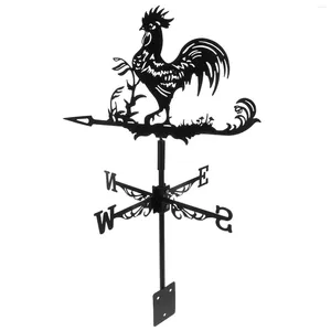 Garden Decoraties Rooster Wind Vaan Dak Weer Retro metalen Richting Indicator Boer Farm Scene Art Decor Roof Dak