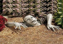 Décorations de jardin Décoration de sculpture Zombie de Montclaire Moors Statue Terror Ornement réaliste pour la décoration de Jardin6502287