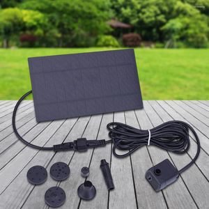 Tuindecoratie Solar Aquarium Wave Maker Milieu met 6 sproeiers Waterpomp Filter Decoratieve rekwisieten Draagbaar voor zwembadfontein