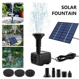 Garden Decorations Solar Fountain Pump Energy Saving Plant Watering Kit Panels Bird Bath Outdoor Pool Pond Decoration