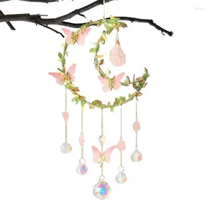 Décorations de jardin Sun Catchers Fenêtre intérieure Décoration en cristal rose pour le mariage de la fête Cadeau parfait