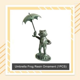 Tuindecoraties paraplu kikker decoratie creatief gazon beeldje ornament mini simulatie standbeeld outdoor party prop