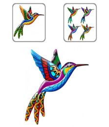 Decoraciones de jardín Artística Artística delicada Ornamento colgante de colibrí Portable REUSABLE1604439