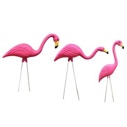 Tuin Decoraties Diverse gazon ornament roze flamingo tuur aan de natuur plastic dieren Home Party bruiloft decor