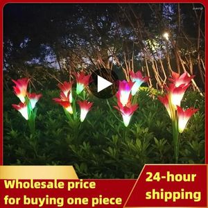 Décorations de jardin Lampe à pelouse résistante aux intempéries