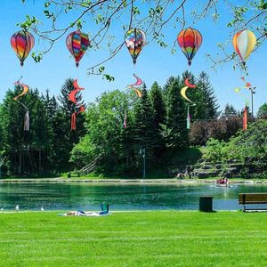 Décorations de jardin Décor de cour Pelouse Moulins à vent extérieurs Pinwheels Whirlygig Jouets Air Balloon Wind Spinners