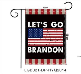 Gardenvlag Laten we Brandon 12x18 inch dubbelzijdige nieuwigheid seizoensgebonden decoratieve FJB -vlaggen voor tuindecoratie NHE112858218773