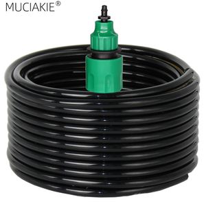 Tuinslangen 10202540 meter 47 mm Tuinwaterslang met snelle connector Micro DRIP Misting Irrigation buizenpijp PVC Slang 14 '' Slang 230203