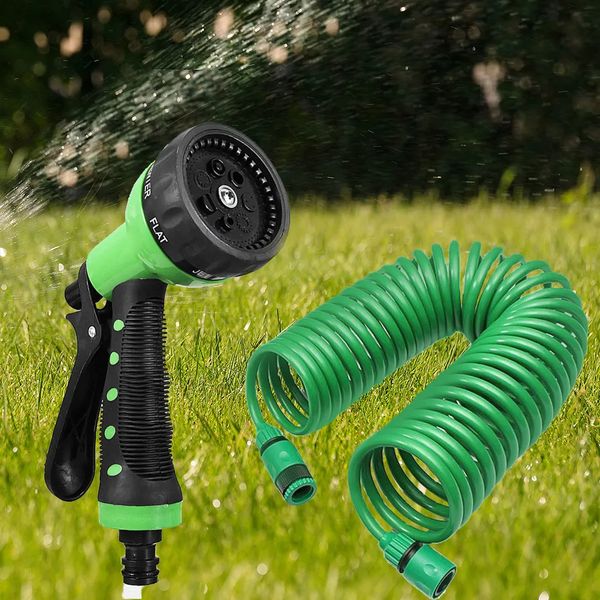 Tuyaux d'arrosage Tuyau EVA Tuyau flexible d'arrosage à pulvérisation d'eau à fonctions multiples avec cadeaux de jardinage à connexion rapide pour hommes ou femmes 231102