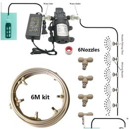 Tapis de jardin Spray à eau à eau pour cabine stériliser et extérieur netoor pompe de pompe de brumisation du système de jumelage 6m 9m 12m 15m 18m verrouillage de glissement t