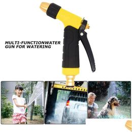 Tuinslangen groothandel hoge druk auto wasmachine water water pistool spuiter home yard watering gereedschap drop levering sporten buitenshuis buitenshuis buiten equi dhvk4