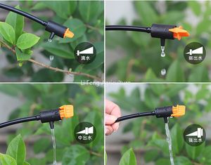 Système d'irrigation du jardin Rotary Drip Irrigation tête micro-buse atomisant le tuyau de buse