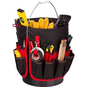 Kit de jardin, seau en tissu Oxford, sac à outils multifonctionnel pour électricien, pochette de taille, support de rangement de ceinture, bricolage 240123