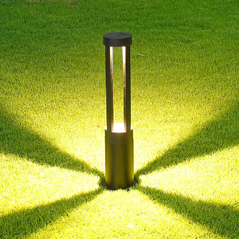Garten-Rasen-Licht, 10 W, COB-Parkpoller, LED-Gartenlicht, AC85–265 V, Aluminium, wasserdichte LED-Landschaftslampe