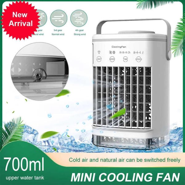 Garden Nuevo aire acondicionado portátil Use en el hogar Mini aire acondicionado portátil de aire acondicionado portátil para la oficina 4 Ventilador de aire de velocidad Ventilador de aire Humidificador