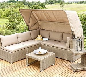 Tuin sets outdoor rattan bed rattan stoel stoel bank buiting binnenplaats balkon balkon eetan kunst bank combinatie vrijetijds lounge stoel