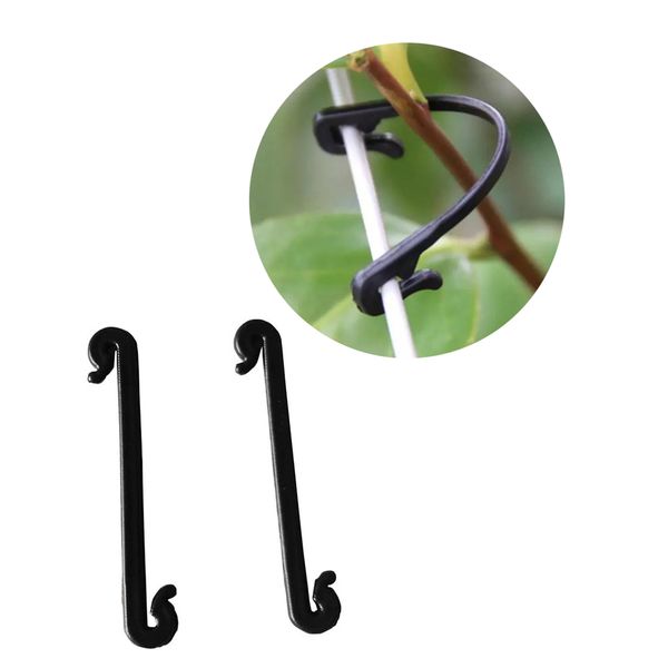 Fournitures de jardin Raisin Treillis Kiwi Tige Vigne Clips Attache En Plastique Jardin Plante Support Titulaire Boucles De Fruits Crochets XBJK2301