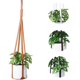 Fournitures de jardin en cuir plante cintre suspendu jardinière porte-Pot de fleur décor à la maison pour plantes d'intérieur Cactus succulente autre